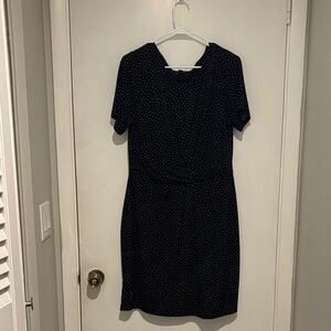 Roz & Ali Black Polka Dot Dress